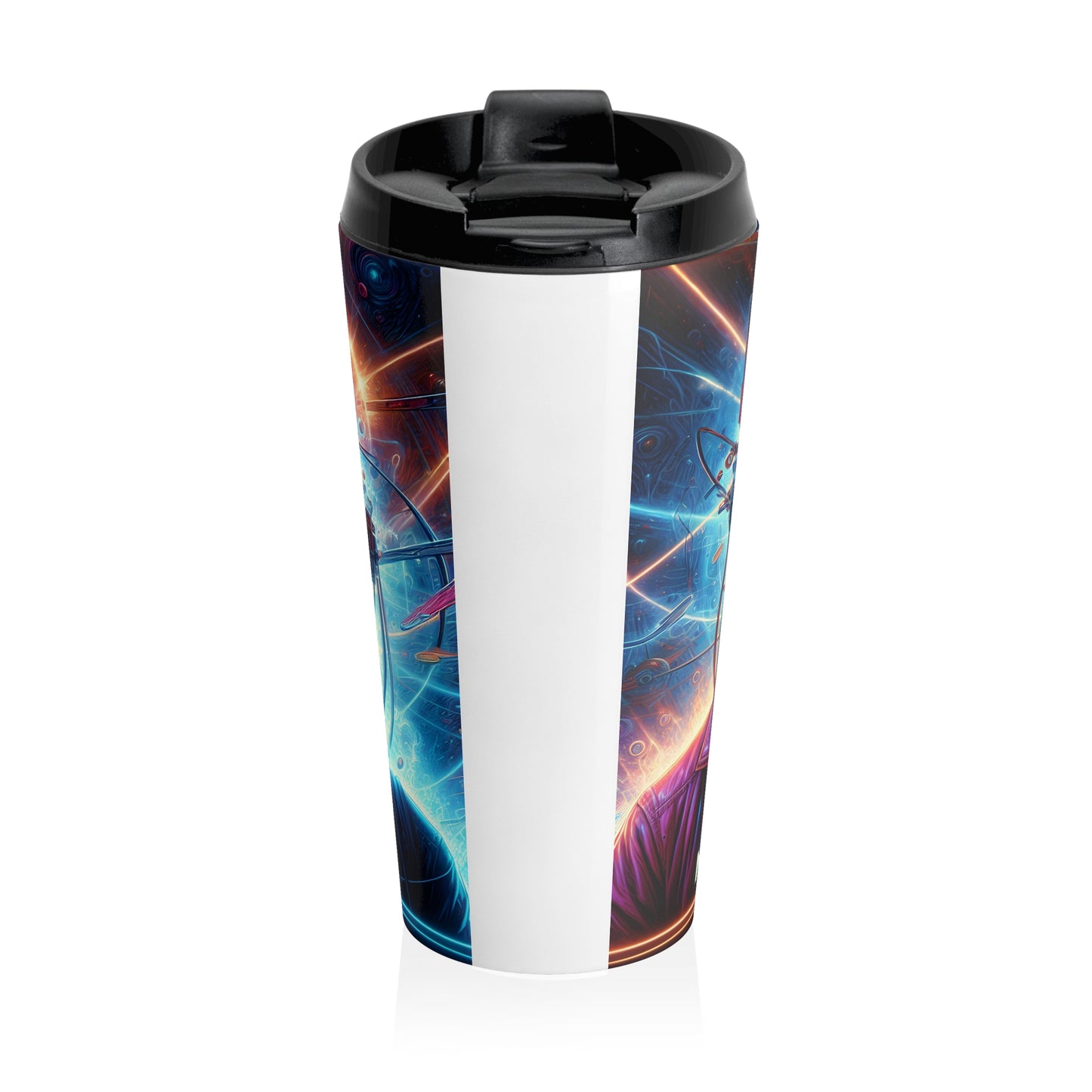 Stainless Steel Travel Mug " I Survived The Great Metaverse Crash of 1015, Now I'm Back to Reality"