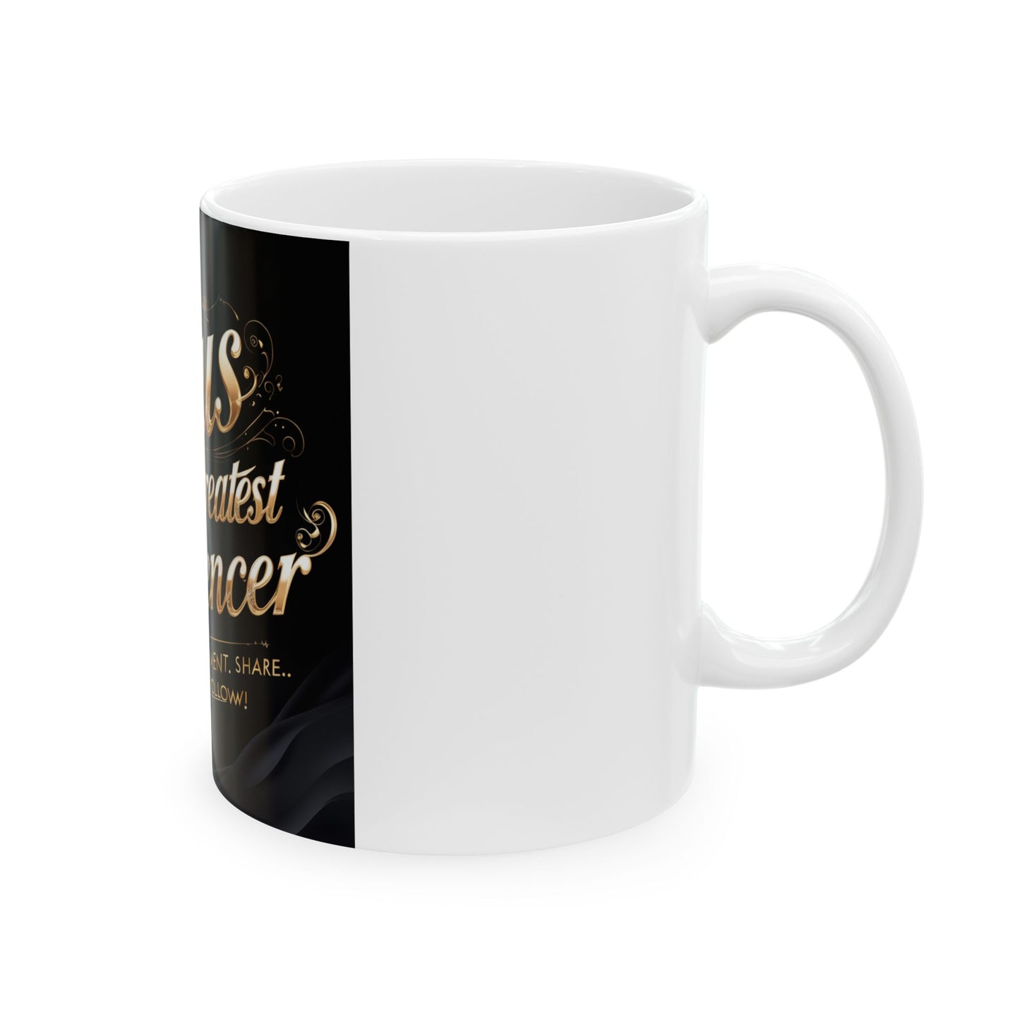 Ceramic Mug, (11oz, 15oz) "Jesus The Greatest Influencer"