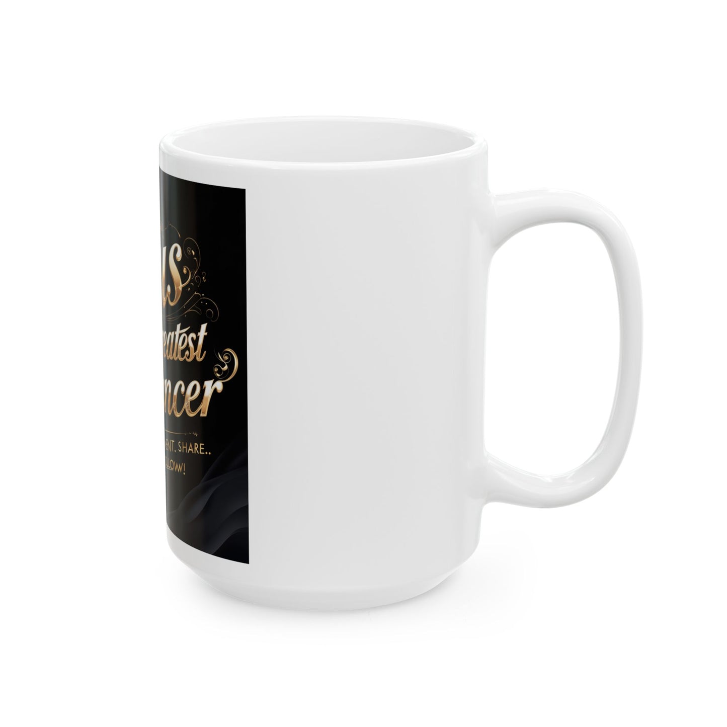 Ceramic Mug, (11oz, 15oz) "Jesus The Greatest Influencer"