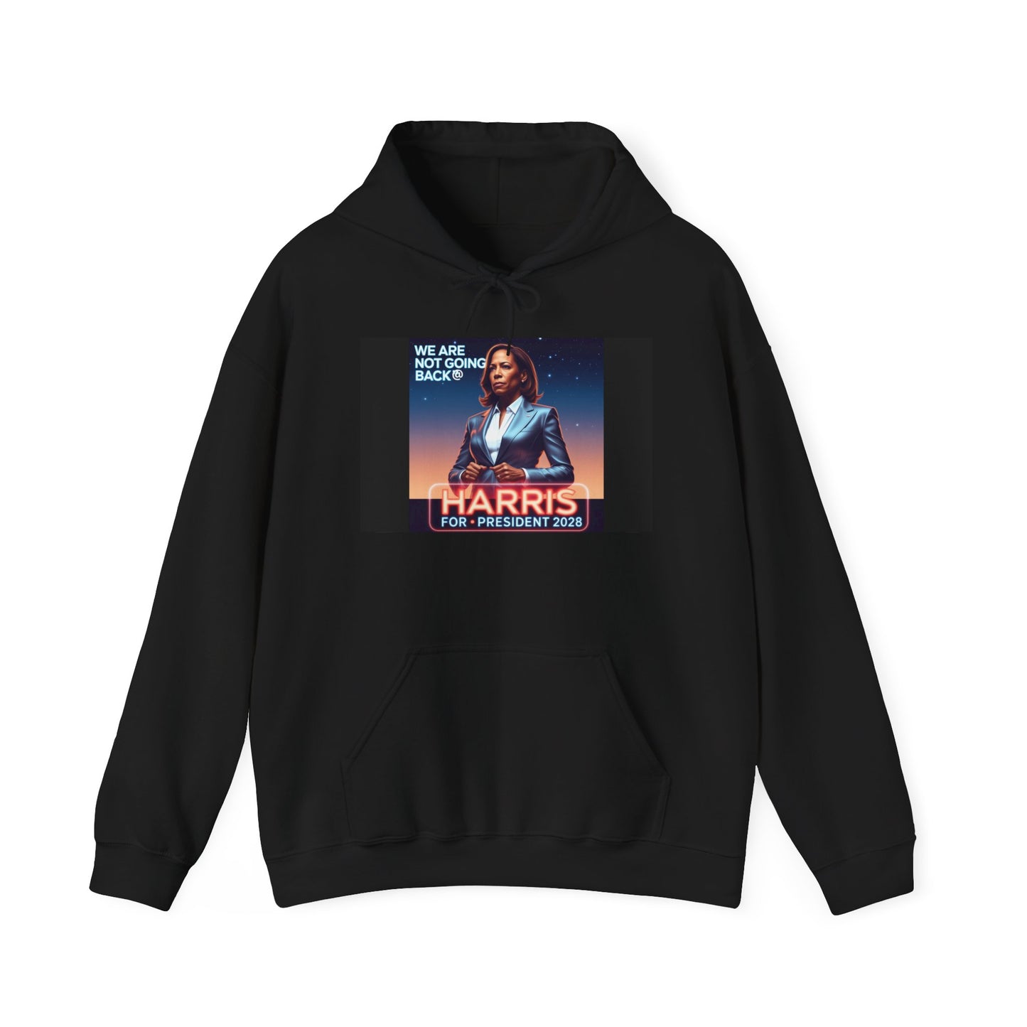 Unisex Heavy Blend™ Hooded Sweatshirt "We Are Not Going Back: Harris for President 2028"